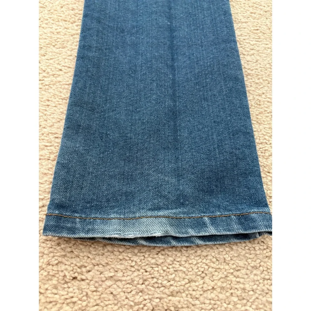 Levis Kids 514 Straight Leg Jeans Size 12 Medium Wash Blue Adjustable Waist